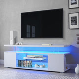 TV Stand for 60 Inch TV LED Gaming Entertainment Center Media Storage Console Table with Large Side W2178138763