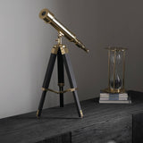 Collapsible Brass Telescope on Tripod Stand -18" B346P325506