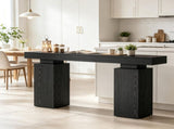 63 Inch Wooden Entryway Table, Console Table Foyer Stand 52110636
