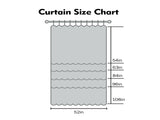 2pcs dark grey 100% blackout curtains with snap-on top, suitable for hanging use. They have 81523922