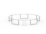 YC 12FT trampoline Pumpkin- Standard-Black W550P288183