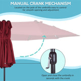 Outdoor beach umbrella/Double-Sided Market Umbrella 31656027