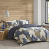 King/Cal King 3 Piece Comforter Mini Set B03596437