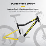 A26336-26 Inch Aluminum Frame Shock Fork Plus Shock Absorber 21-speed Unisex Mountain Bike W709P222990