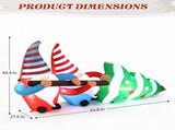 7 FT Lighted Christmas Inflatable Decoration, Inflatable Gnomes Pulling Christmas Tree, Funny Blow 89853445