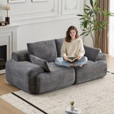 Modern Memory Foam Compressed Sofa,2 Seater Large Sectional Couches for Living Room,Pet-Friendly 94389801