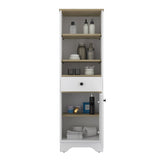 St. Clair Linen Cabinet, Two Interior Shelves, Two Open Shelves B200P188852