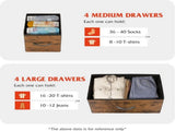 8 Drawers Fabric Cabinet Metal Frame Wide Wood Top Storage Tower TV Stand Clothes Organizer for 74700124