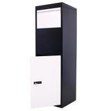 Package Delivery Box, 14'' x 11.3'' x 42'', Galvanized Steel Parcel Mailbox w/Code Lock & Mounting W46567683