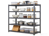 5-Tier Adjustable Storage Shelves for Garage, Capable of Holding 2000LBS - Heavy-Duty Metal Utility 72884400