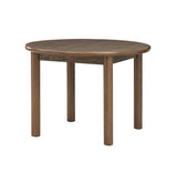 42" Round Dining Table for 4 Person, Retro Kitchen Table, Wooden Dinner Room Table with Solid Wood W1801P181981