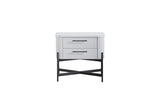 2 Drawer Nightstand - White B2699P270991