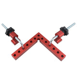 Get Precise Woodworking Results with 6pc Set of 14cm 90 Degree Angles Positioning Squares & Clamps 08803935