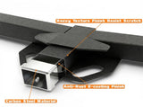 Class 3 Black 2 Inch Receiver Tube Rear Bumper Trailer Tow Hitch Towing Mount Compatible with W3611P453304