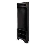 ON-TREND Minimalist Hall Tree with Shoe Bench, Versatile Entryway Coat Rack with 4 Hooks, N721P189665B