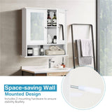 White bathroom cabinet with mirror 16483576