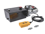 Hydraulic Power Unit 6 Quart Single Acting Dump Trailer Hydraulic Pump 3200PSI 2.0 GPM 12V DC 1.6KW 04049574
