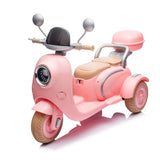 12V Two-seater Kids Ride On Level Up Electric Motorcycle,2wd,Three-wheel Toy W1578P268012
