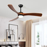 ZNTS 52 "3 solid wood leaf ceiling fan lights W2878P254289