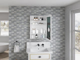 20'' W x 36'' H Surface Frameless Mirror Medicine Beveled Mirror Edges Bathroom Medicine W2287P251026