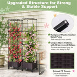 67 inch garden bed with trellis 25074898