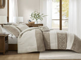 5-Piece Full/Queen Comforter 5pcs Set,Taupe B035P408734