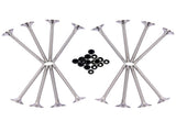 8x Intake Valves & 8x Exhaust Valves for VW Passat Beetle Audi Seat Leon 2.0 TDI 03L109601 03L109611 32822582