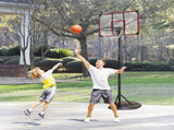 Portable Basketball Hoop Adjustable 7.5ft - 9.2ft with 32 Inch Backboard for Youth Adults Indoor 27851282