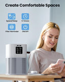 ZNTS VEWIOR Air Purifiers for Home, HEPA Air Purifiers for Large Room up to 600 sq.ft, H13 True HEPA Air 17234342