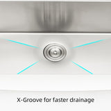 33"x21"x10"Farmhouse Apron Single Bowl Stainless Steel Kitchen Sink W2898P228896