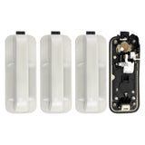 Pearl White Door Handle Front & Rear For Ford Super Duty F250 F350 JC3Z2522404AC 40504440