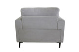 ZNTS Light Grey Accent Chair with Metal Leg B062P209155