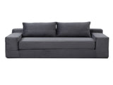 Memory Foam Cloud Loveseat Sofa, 2 in 1 Convertible Folding Couch Bed, No Assembly Compressed W2677P395127