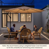 10 Feet Umbrella with LED Lights 52509134