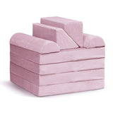Modular Kids Sofa,8-Pieces Convertible Modular Sofa Bes forroom,Bedroom, Muti-purpose W1889P337545