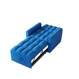 38.2-inch foldable large-size sofa bed, modern velvet single sofa, sofa bed with adjustable W2564P298436