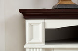 Farmhouse style fireplace TV stand for living room bedroom to store CDs, remotes and other media W2393P230124