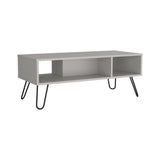 Vassel Coffee Table, Hairpin Legs, Two Shelves B200P235842