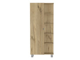 Portland 5-Shelf Linen Cabinet Light Oak B06280251
