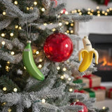 3PCS Set 6" Red Glass Christmas Ornament Balls Holiday Treeations Hanging Spheres for Party 75164946