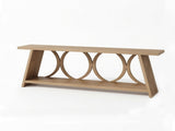 70.9 Inch Farmhouse Sofa Table with 2 Tier Shelf 29747381