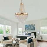 (Same as W1340102274/L5004) Gold Crystal Chandeliers,Large Contemporary Luxury Ceiling Lighting for W1340P189296