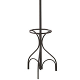 Black 12-Hook Coat Rack B062P153479