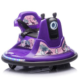 12V Kids Ride On Bumper car W/Parents control,Rotate 360 degrees,Two-handed switch for direction W1578P235079