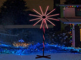 8.3FT Lighted Firework Light with Stand Christmas Decorations, Lighted Holiday Decor with 180 RGB 59653890