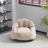 Albi Indoor Cozy Armchair-Style Bean Bag, Beige N775P265487B