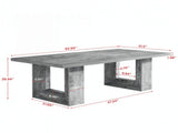 62.99" Rectangular Executive Computer Desk, Conference Table Seating 6 to 8 10314256
