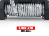 X-BULL Electric Winch 12000 LBS Steel Cable Wireless Remote Off-Road 4WD W1218P309514