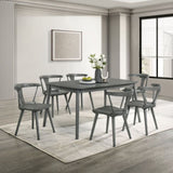 Rustic Farmhouse Dining Chairs, Solid Wood Side Chairs for Kitchen & Dining Room, Easy W2537P211109
