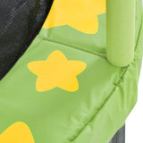 55 Inch Kids Trampoline with Safety Enclosure Net, 4.5FT Outdoor Indoor Trampoline for Kids MS311751AAF